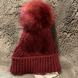 Free People Pinnacle Pompom Wool Blend Beanie